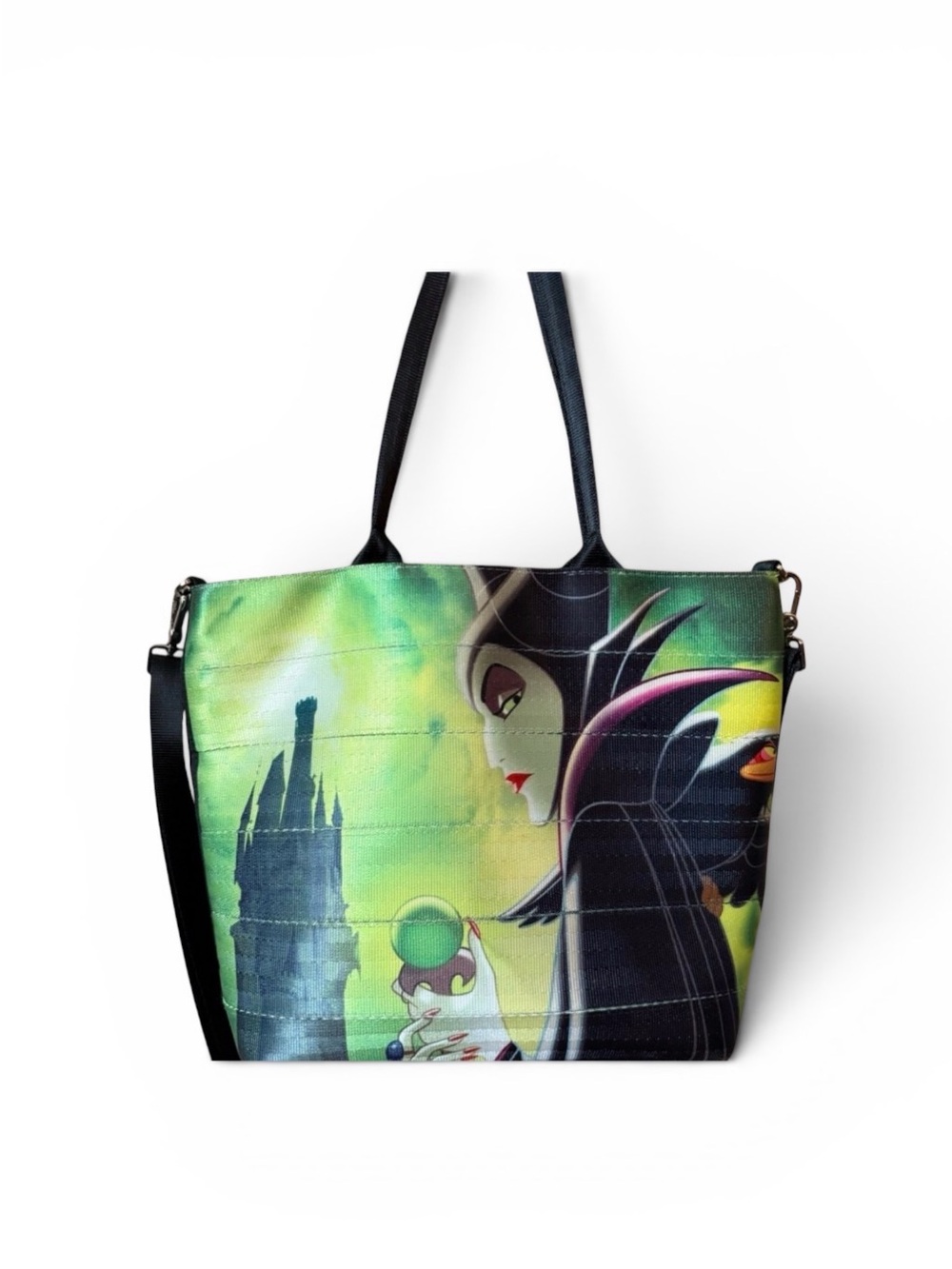 Harvey’s Seatbelt Malificient Tote New in Packaging with Tags